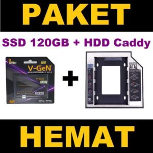 SSD 128GB V-GeN PLATINUM SATA3 + HDD Caddy Laptop